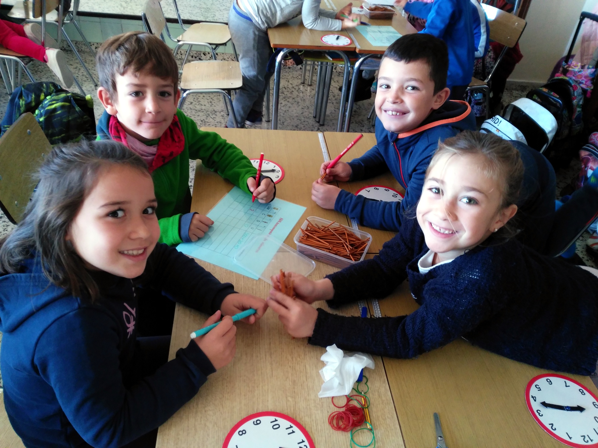 Los alumnos de Infantil y primeros cursos de Primaria aprenden matemáticas con el método ABN