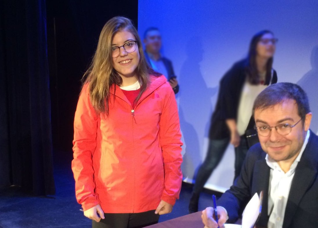 Alumnos de 4º ESO asisten a la presentación del libro de Javier Sierra