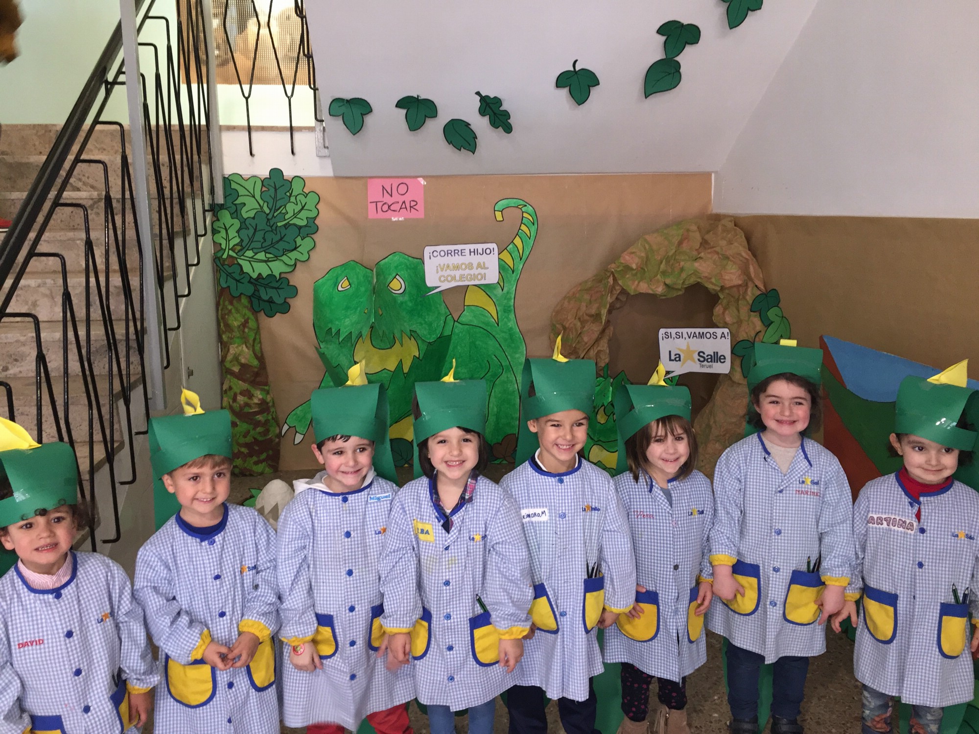 Los alumnos de Infantil trabajan en un proyecto sobre los Dinosaurios |  Colegio La Salle Teruel