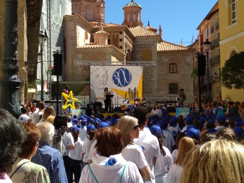 Celebración del Tricentenario en la Plaza de la Catedral