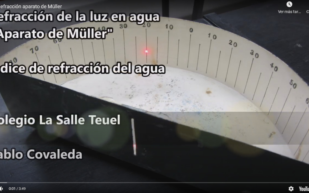 Experimento a la vista: Nuevo vídeo sobre la refracción de la luz