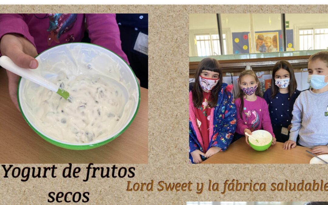 En 2º trabajan los hábitos saludables, elaborando sus propios platos.
