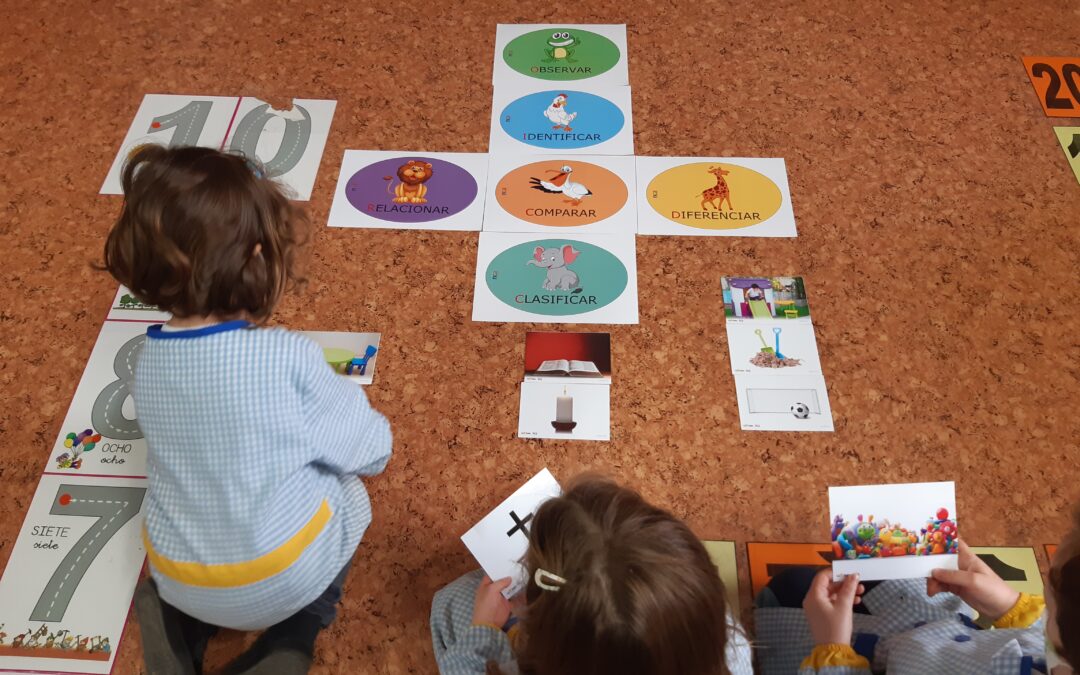 En Infantil trabajan el pensamiento vertical con actividades del programa Optimis