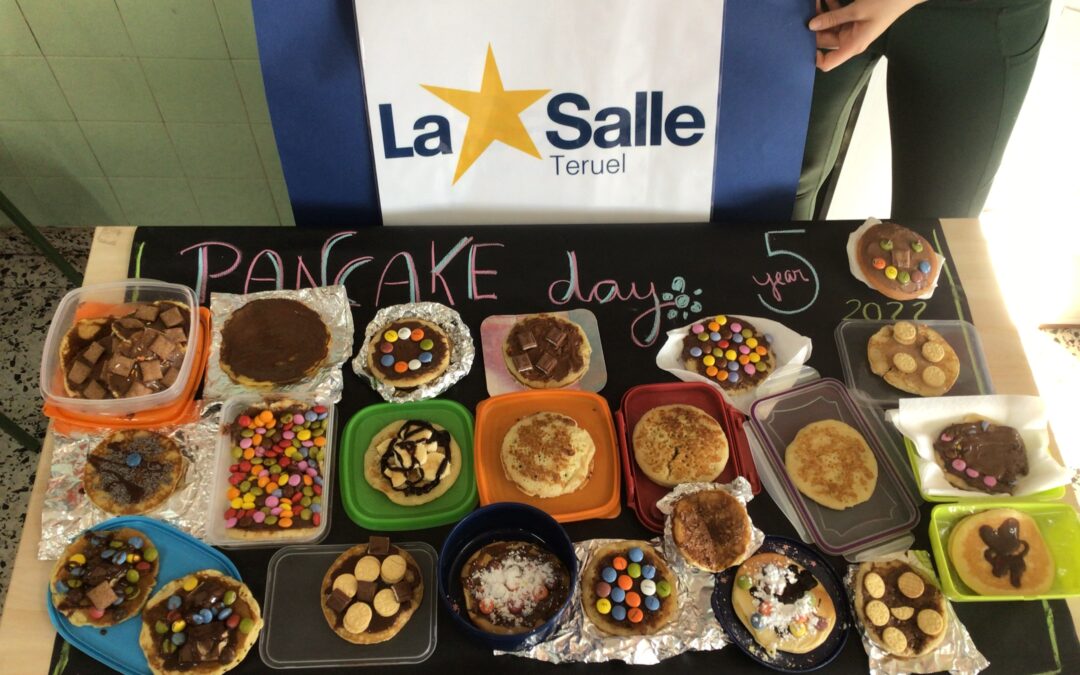 Celebramos Pancake day con la auxiliar de inglés