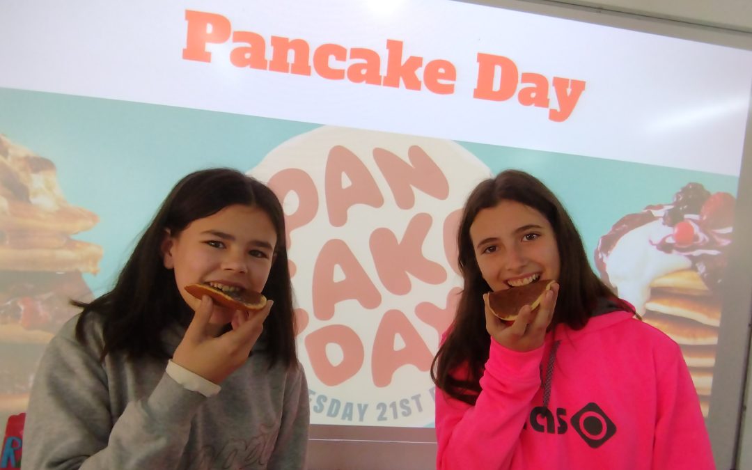 Celebramos Pancake Day con la auxiliar de conversación en primaria