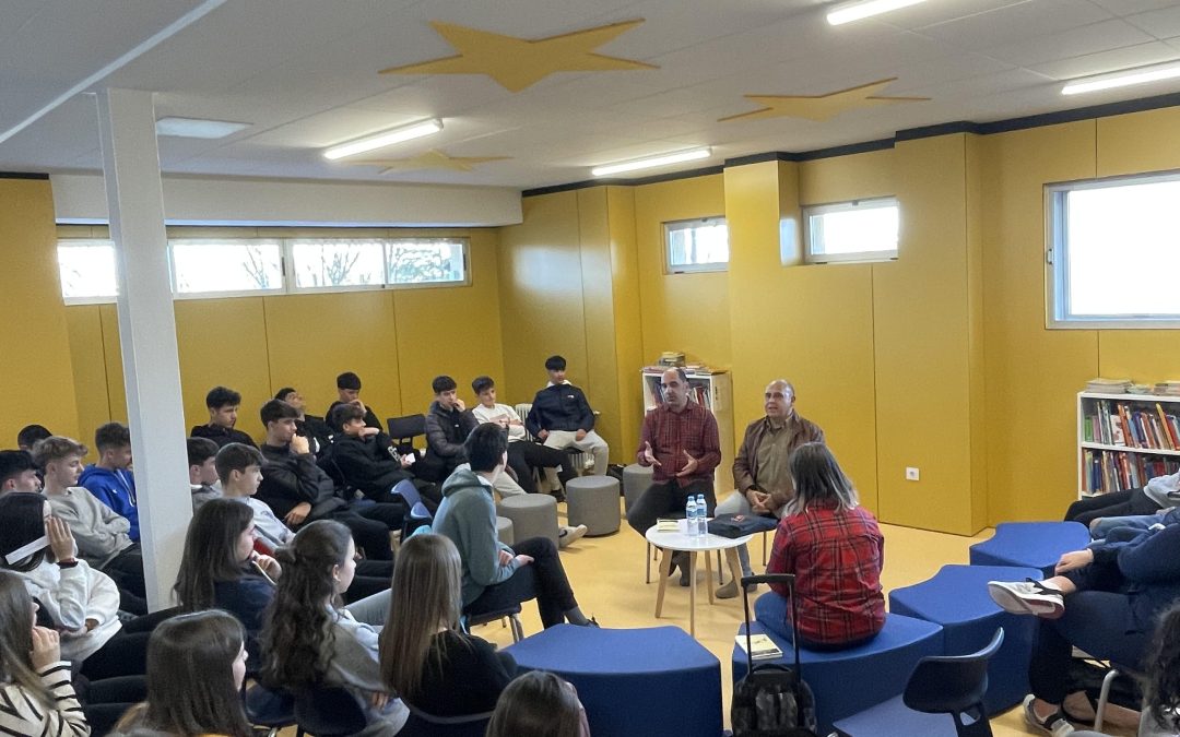 ELIFIO FELIZ DE VARGAS NOS VISITA  PARA HABLAR SOBRE “EL VIAJE DEL ANARQUISTA” A LOS ALUMNOS DE 4º ESO