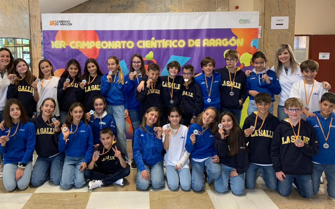 Los alumnos de nuestro colegio representan a Teruel en el Campeonato Científico de Aragón