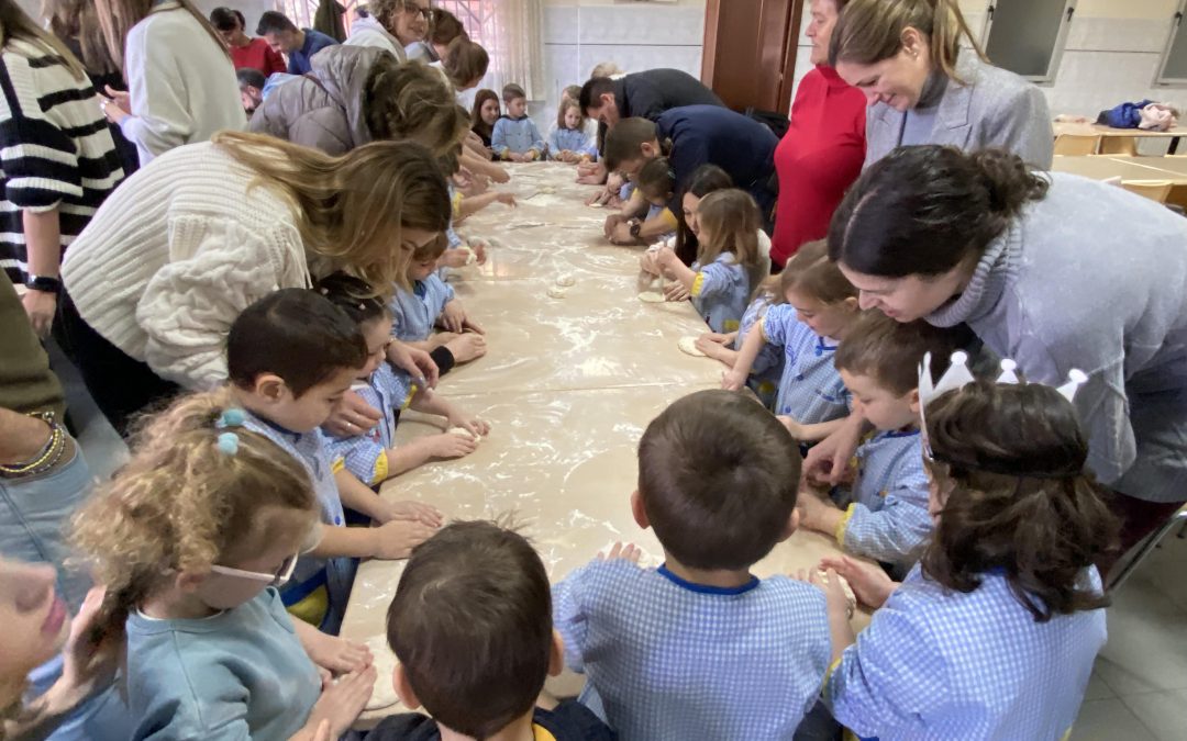 Haciendo pan en Infantil