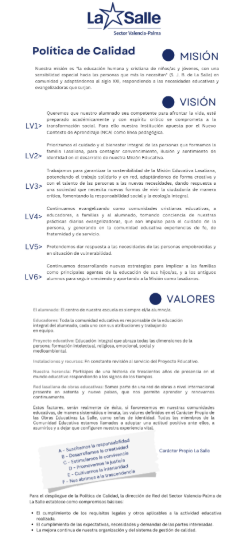 misión, visión, valores